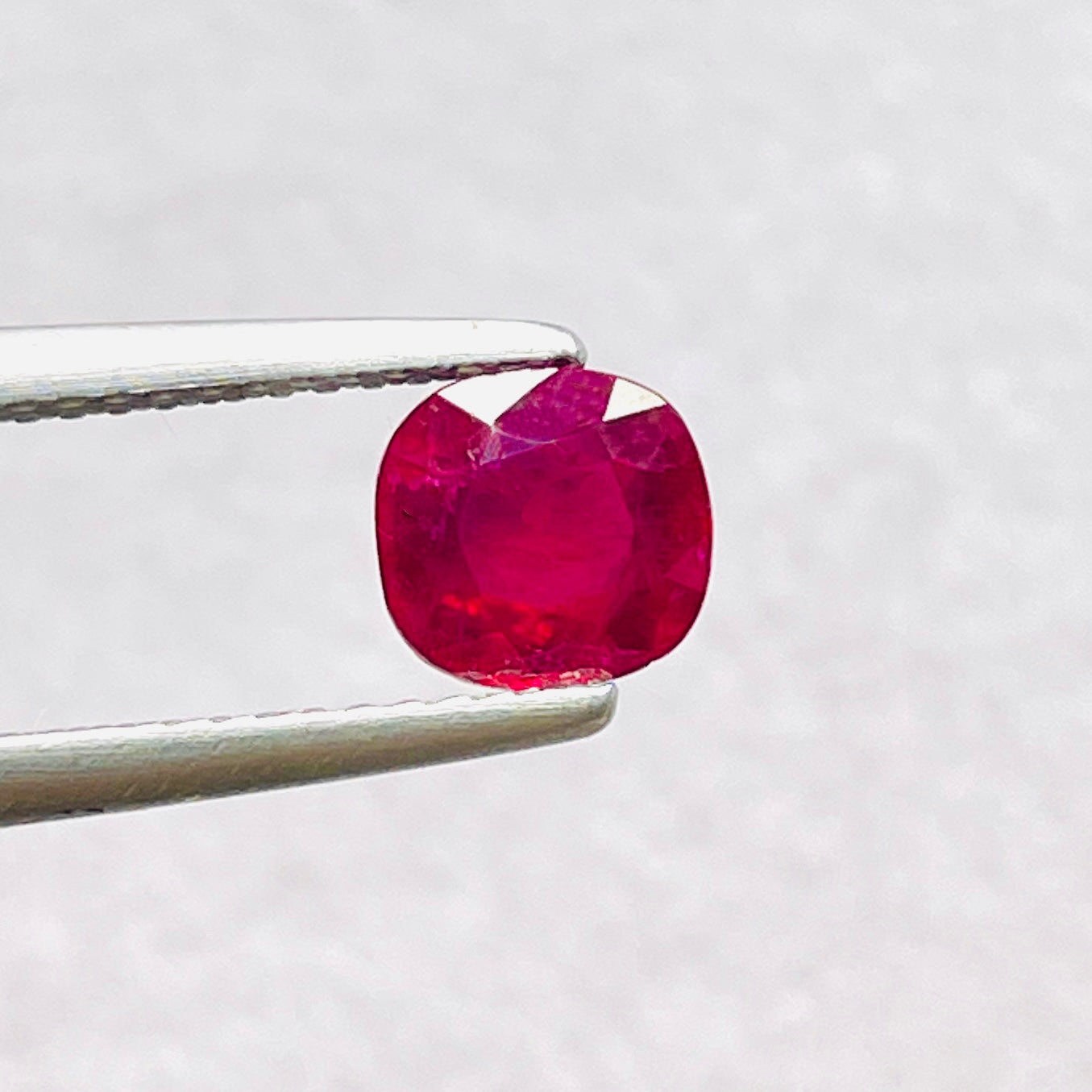 1.06 Cts AIGS Certified Natural Ruby Unheated Burma Pigeon Blood Color Gemstone