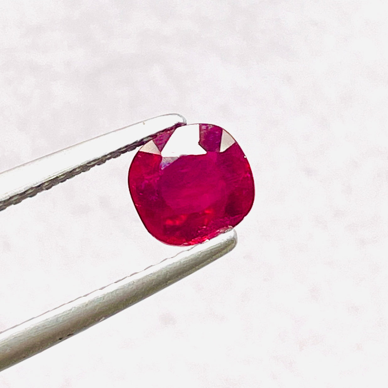 1.06 Cts AIGS Certified Natural Ruby Unheated Burma Pigeon Blood Color Gemstone