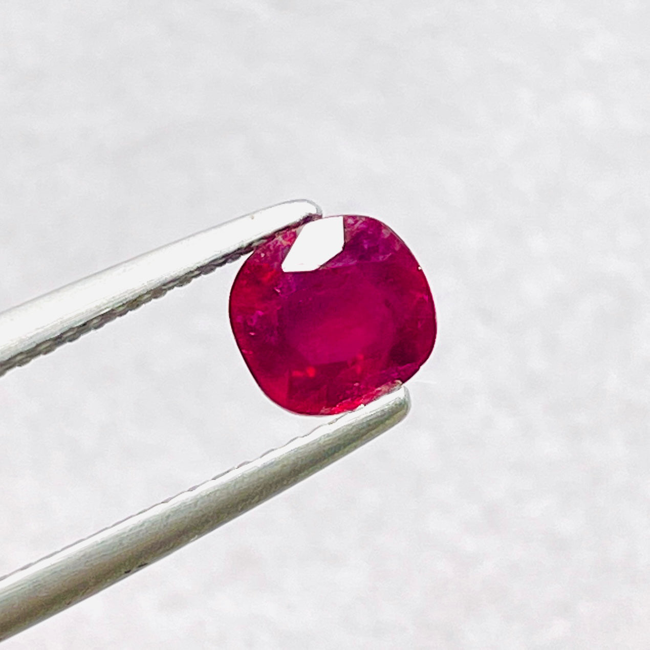1.06 Cts AIGS Certified Natural Ruby Unheated Burma Pigeon Blood Color Gemstone